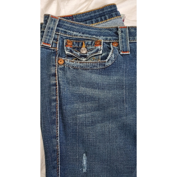 Authentic True Religion Joey Twisted Flare BootCut 10-503 Jeans - Picture 7 of 9